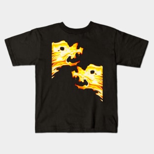 Fire in the form of wolves or dogs Kids T-Shirt